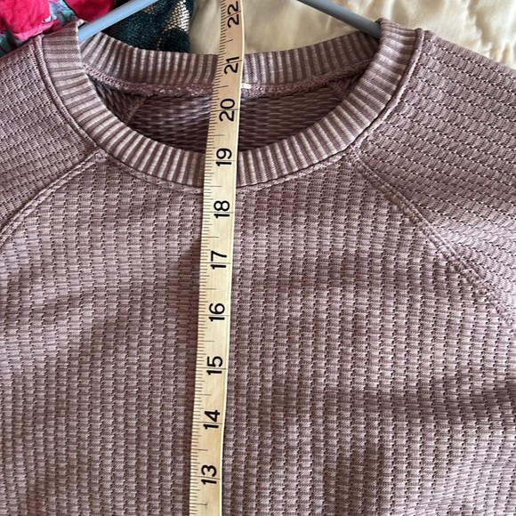 Lululemon Rest Less Pullover Longsleeve In Bubble Dot Violet Verbena Size 2 - Picture 7 of 12